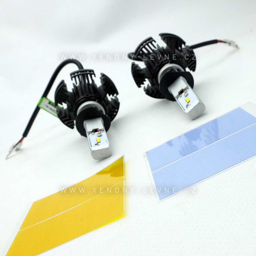 LED HEADLIGHT H1 - X3 6000LM 50W IP67 - 3000K / 6500K / 8000K