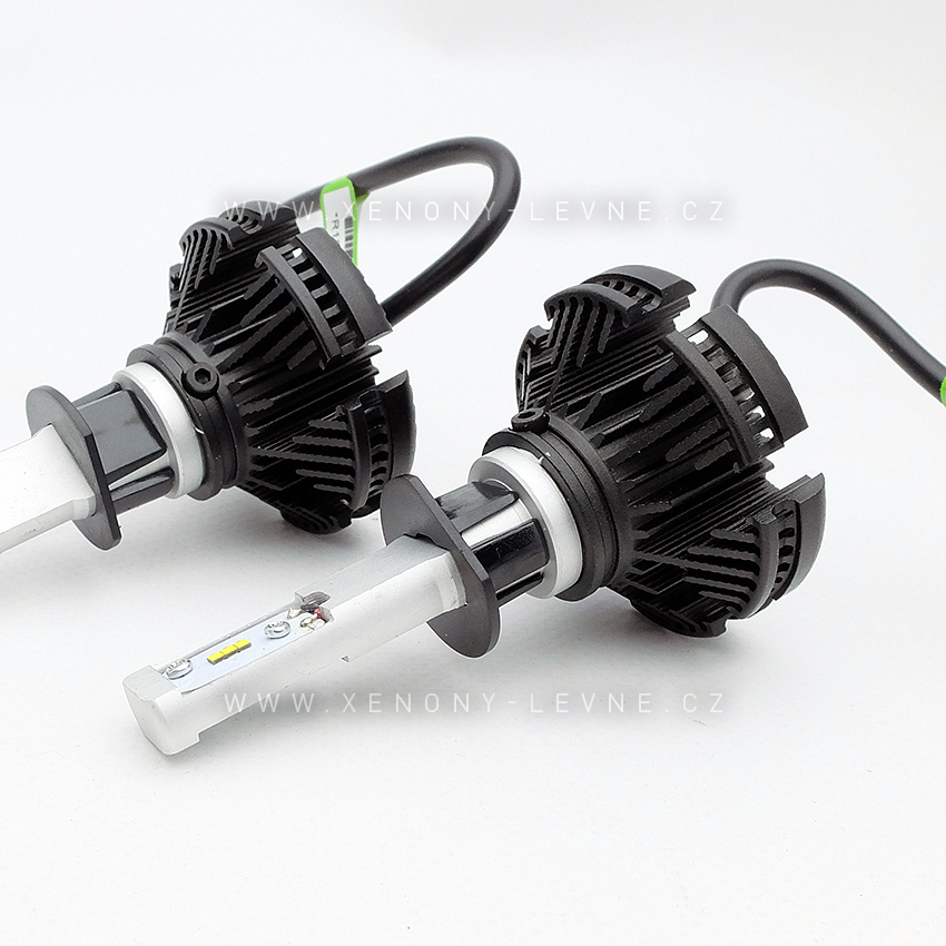 LED HEADLIGHT H1 - X3 6000LM 50W IP67 - 3000K / 6500K / 8000K