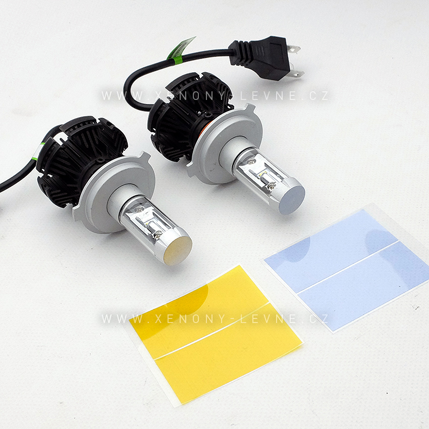 LED HEADLIGHT H4 - X3 6000 LM 50W IP67 - 3000K / 6500K / 8000K