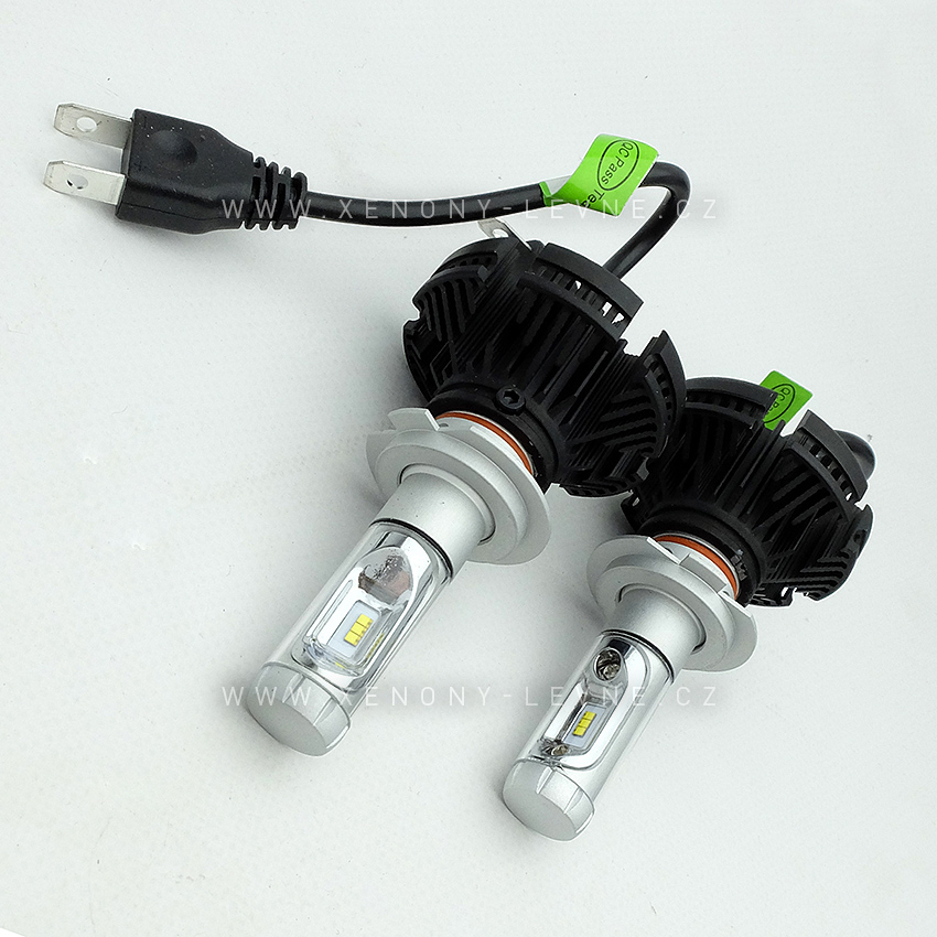LED HEADLIGHT H7 - F3 - X3 6000LM 50W IP67 - 3000K / 6500K / 8000K