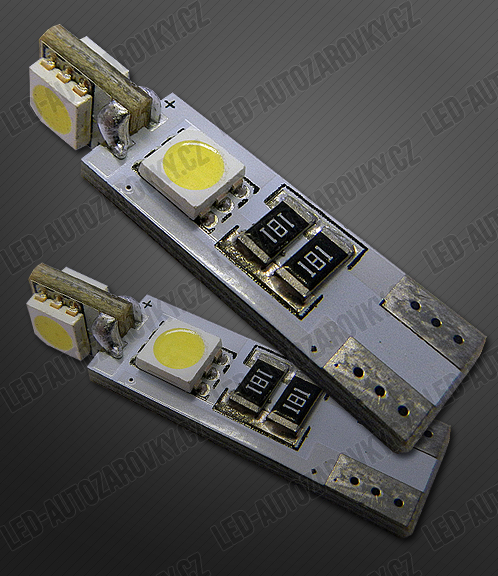 CAN-BUS parkovací světlo T10 (W5W) - BÍLÁ, 4xSMD, 1ks