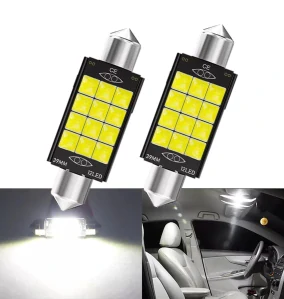 CAN-BUS sufitka bílá, 12 SMD LED, 39mm, 1ks