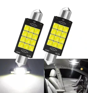 CAN-BUS sufitka bílá, 12 SMD LED, 41mm, 1ks
