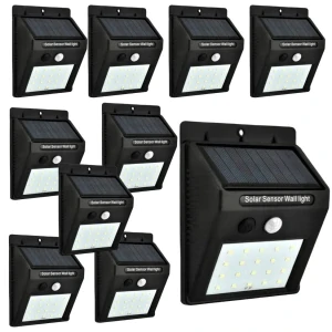 Solární světlo s detektorem pohybu 20 LED 40W 120°