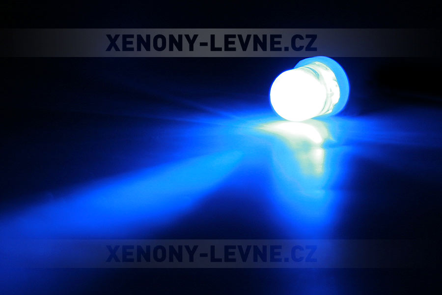 LED BA9S, MODRÉ - 2ks