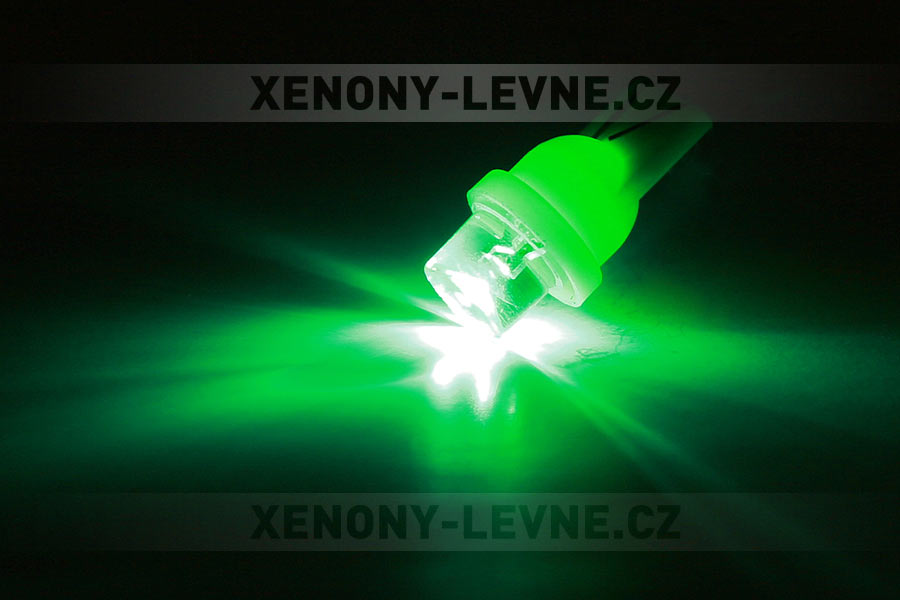 Parkovací světlo - LED ZELENÉ - bezpaticové, sada 2ks 