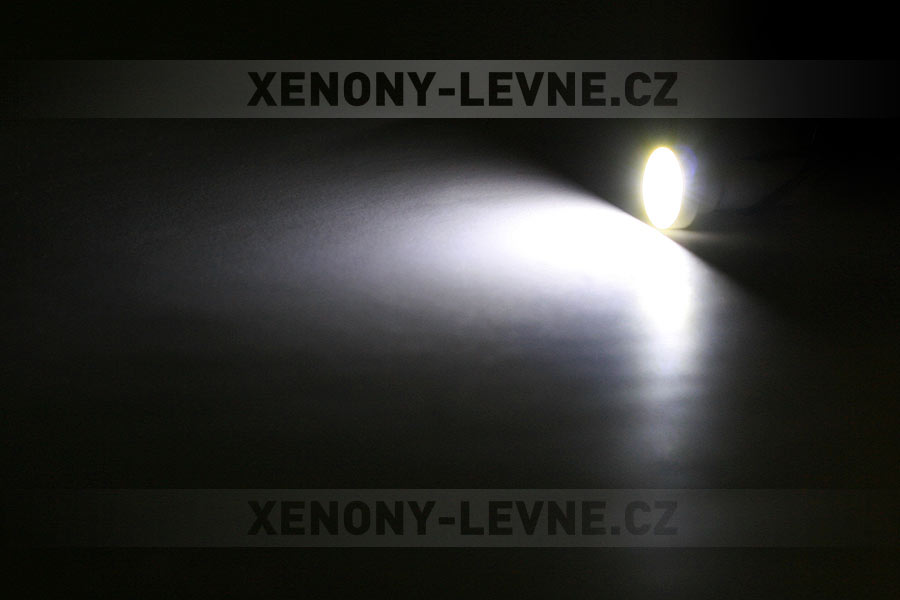 Osvětlení přístrojové desky POWER LED bílá, T5/12V/1,2W, sada 2ks