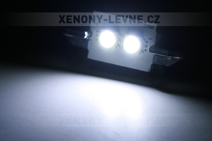 CAN-BUS sufitka bílá - Super Light, 2 SMD LED, 36mm, 1ks