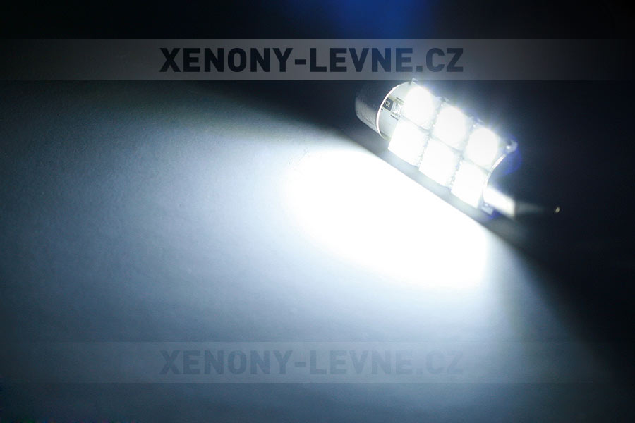 Sufitka bílá - Super Light, 6 SMD LED, 36mm