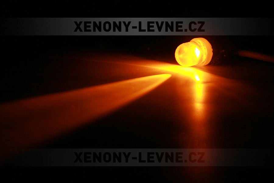 LED BA9S, ŽLUTÉ - ORANŽOVÉ - 2ks