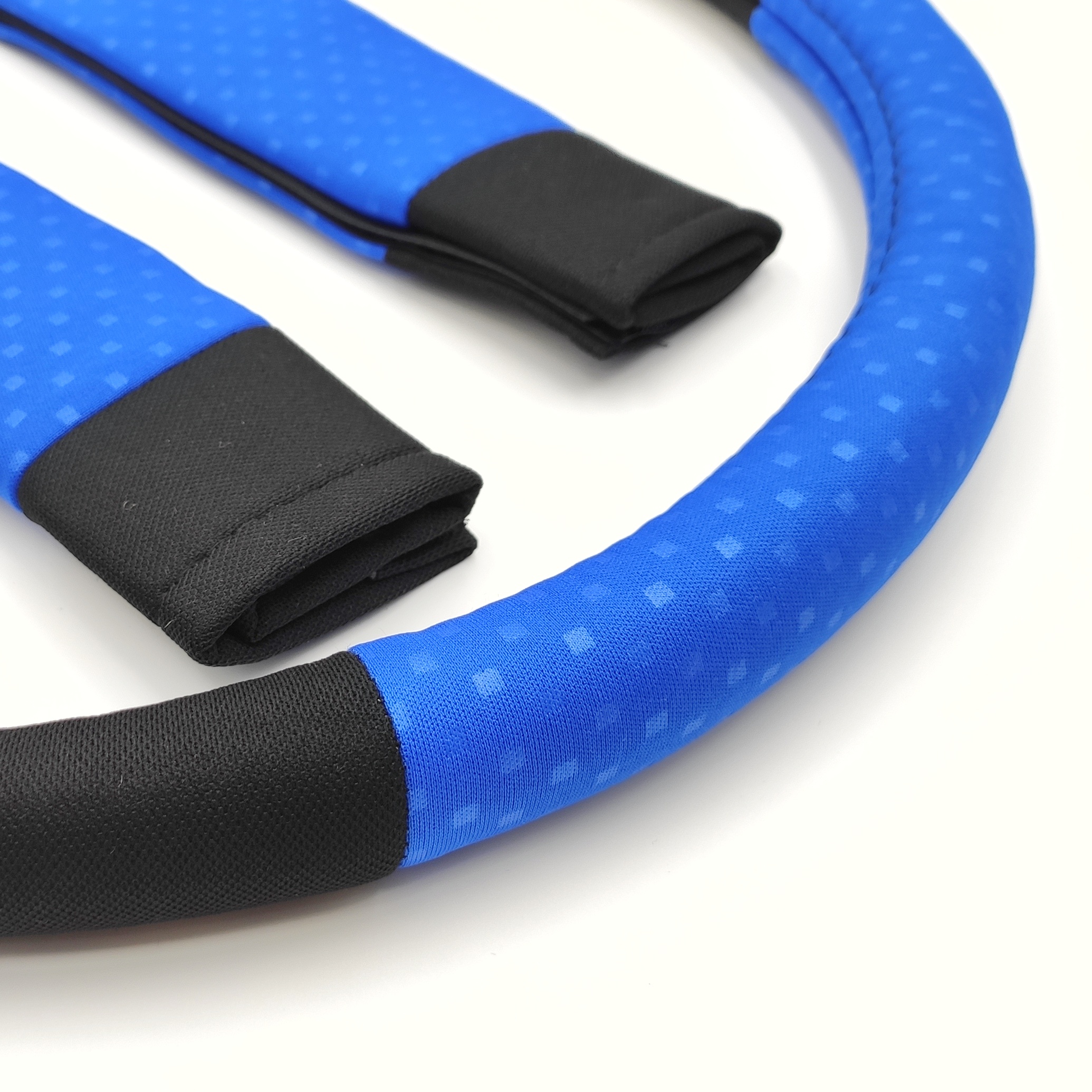 VÝPRODEJ - Potah na volant, modrý + návleky na bezpečnostní pásy