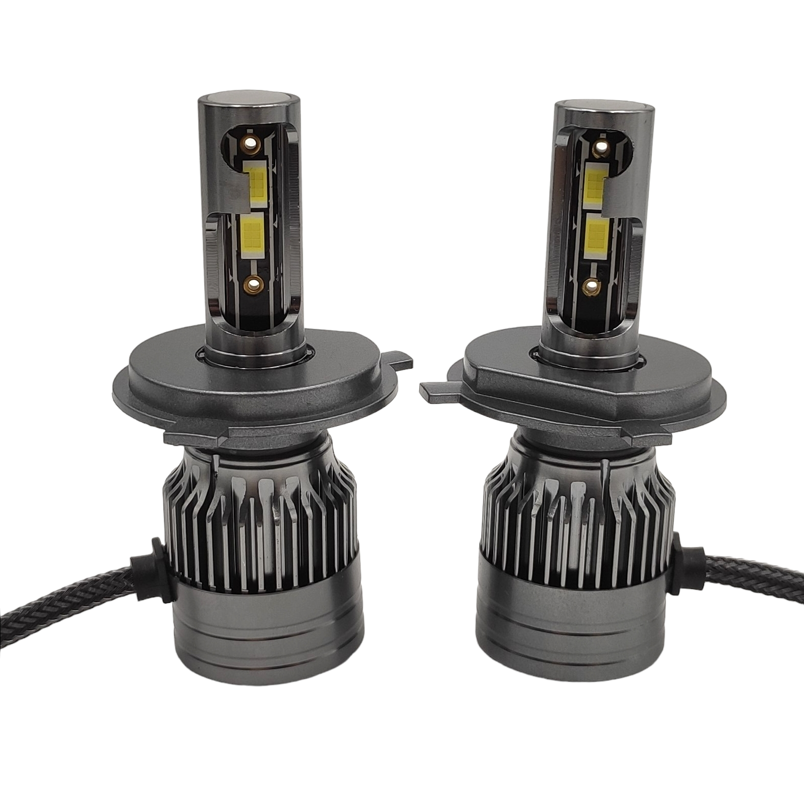 LED A5 autožárovka H4 6000K 15000lm 2x75W, sada 2ks