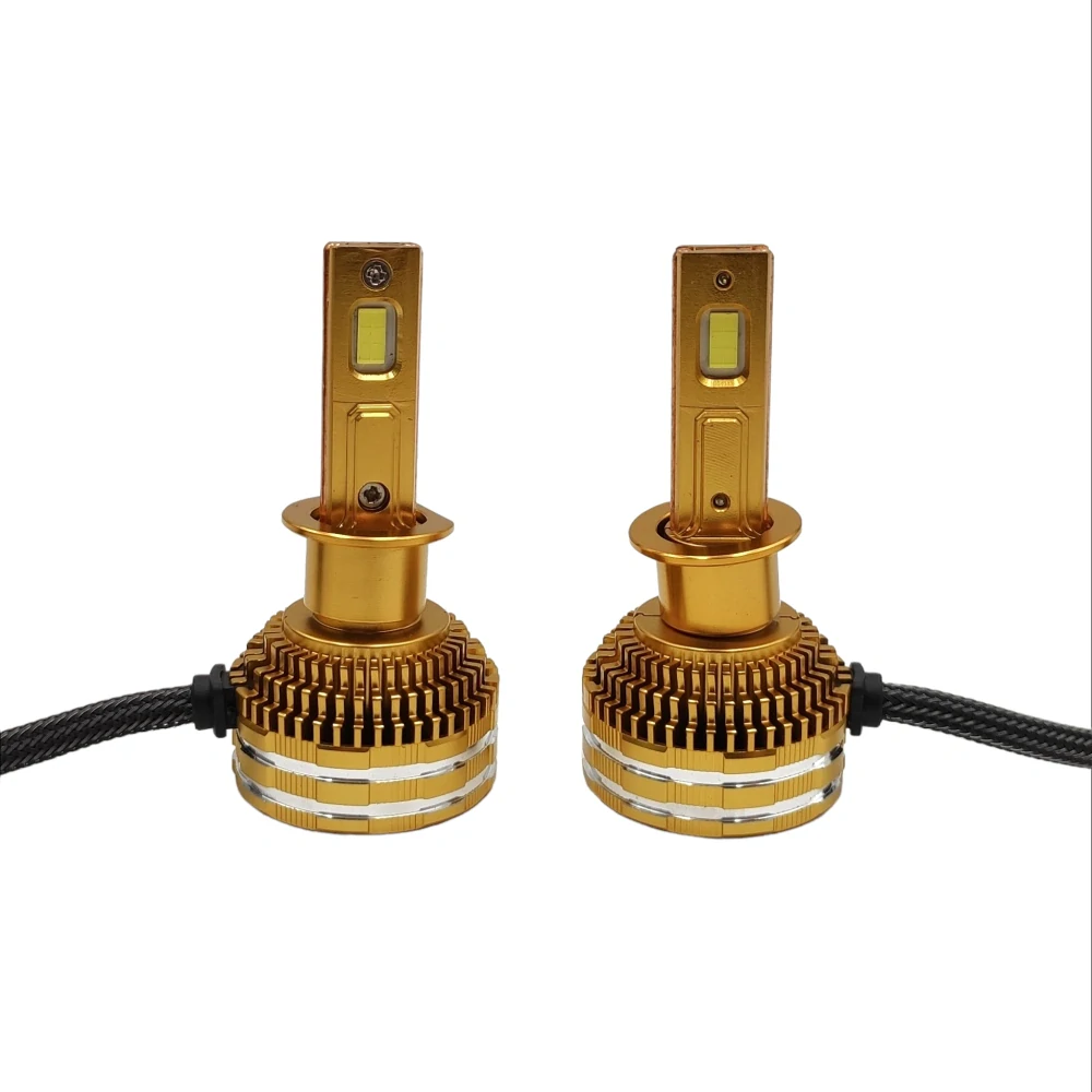 LED autožárovky H1 A9 COB canbus 40000lm 2x200W 6000K, sada 2ks