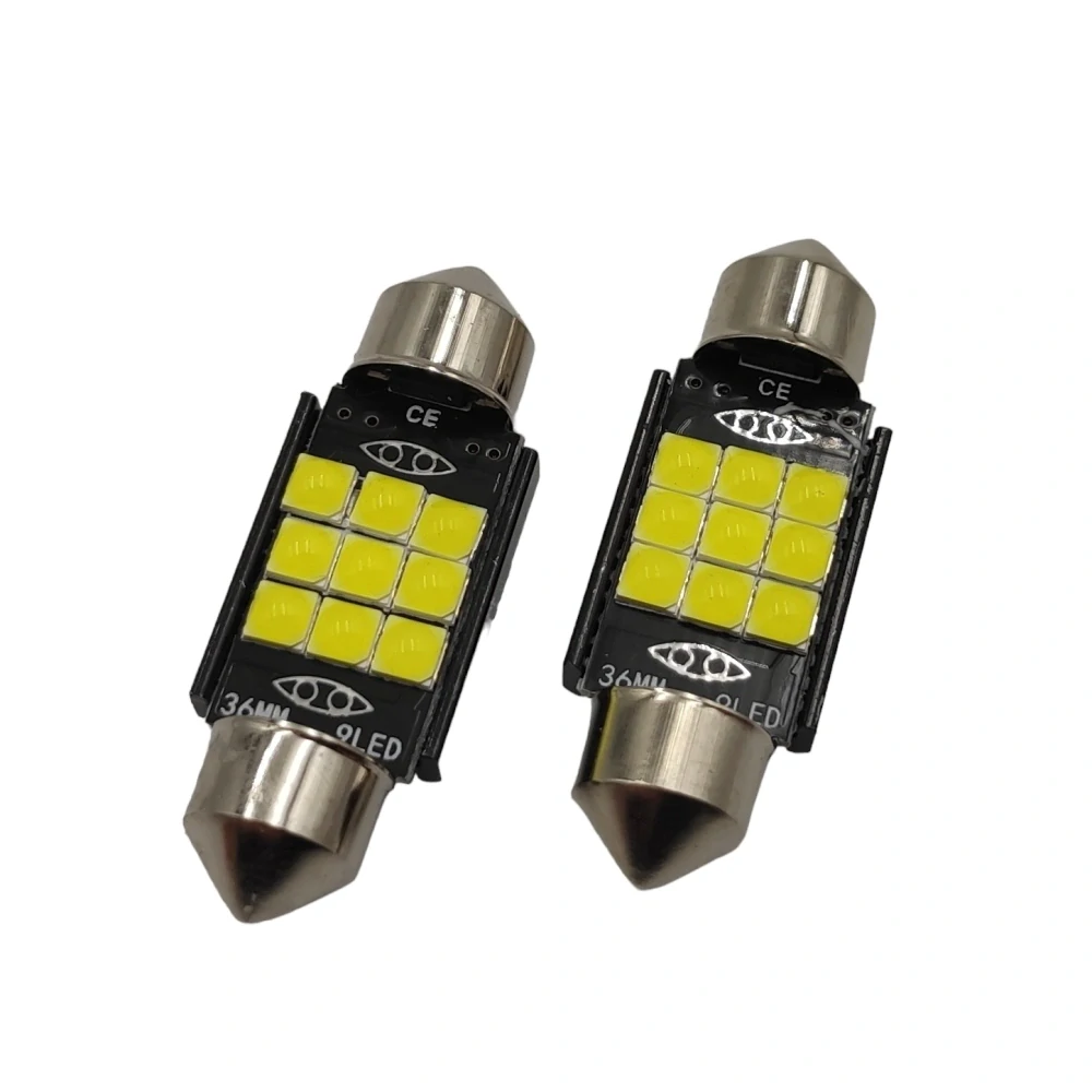 CAN-BUS sufitka bílá, 9 SMD LED, 36mm, 1ks