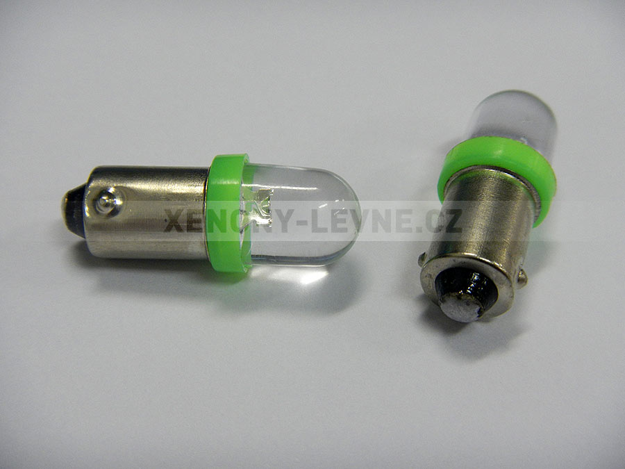 LED BA9S, ZELENÉ - 2ks