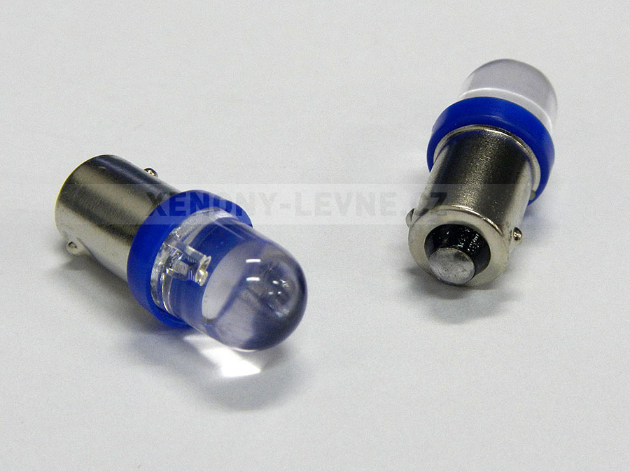 LED BA9S, MODRÉ - 2ks