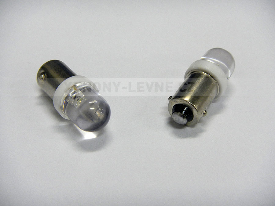 LED BA9S, BÍLÉ - 2ks