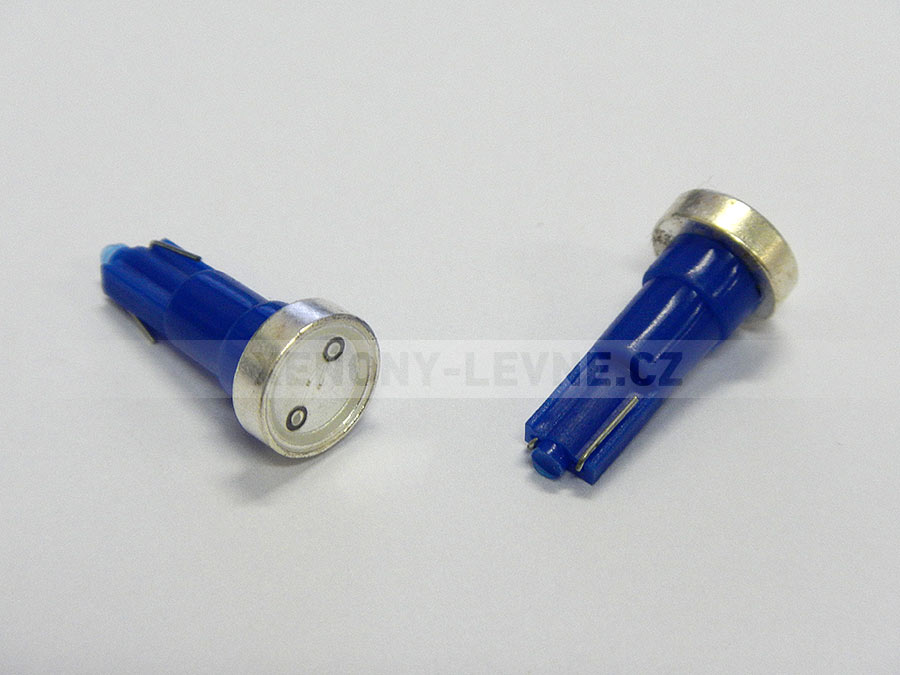 Osvětlení přístrojové desky POWER LED modrá, T5/12V/1,2W, sada 2ks