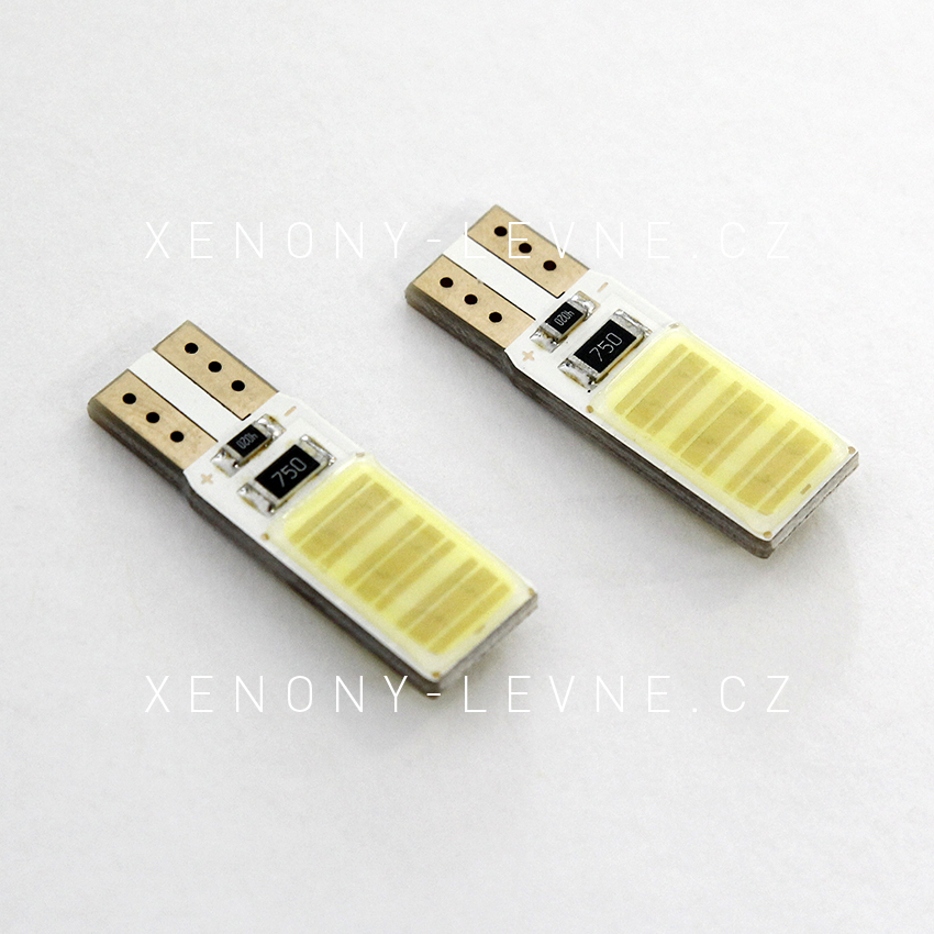 CAN-BUS bílá parkovací žárovka T10 (W5W) - 6xSMD, 1ks