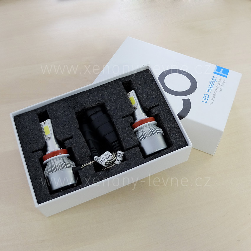AKCE - C6 LED HEADLIGHT H8 6000K 36W/3800LM 12V