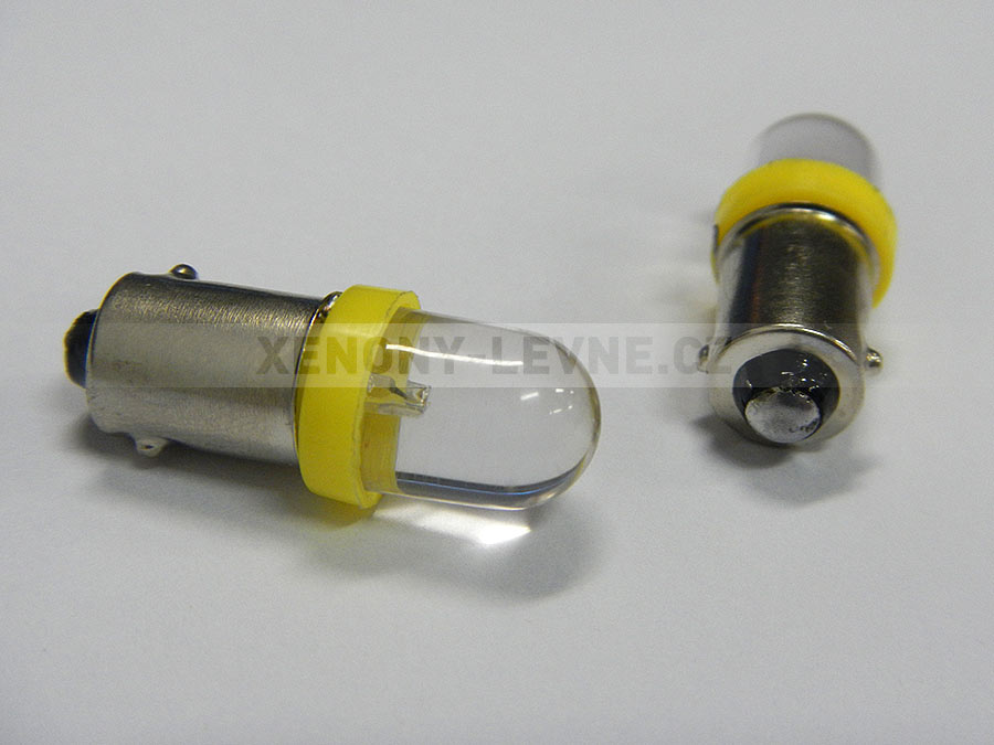 LED BA9S, ŽLUTÉ - ORANŽOVÉ - 2ks