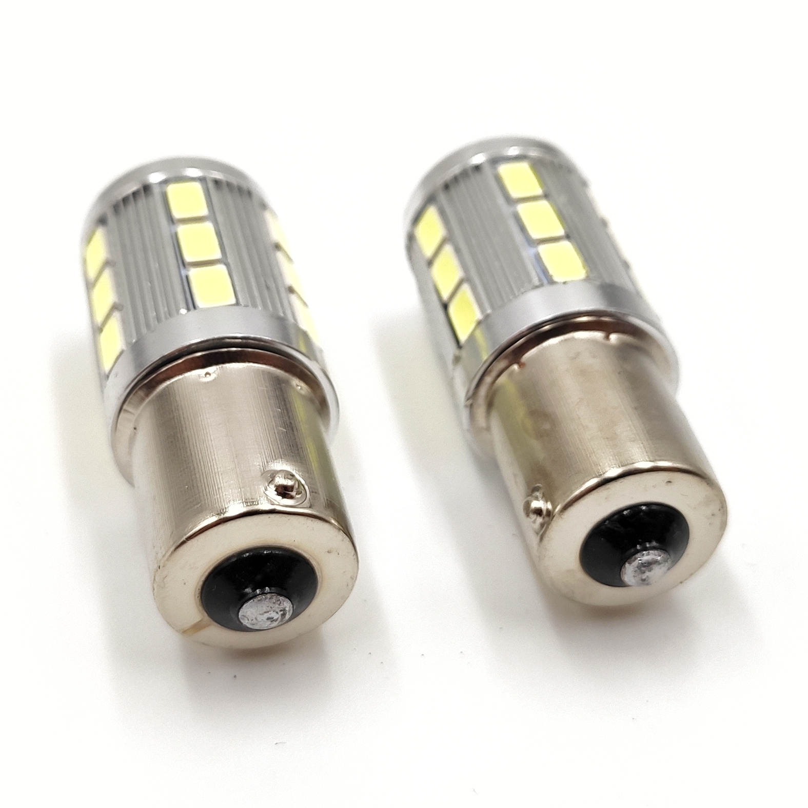 Bílá LED žárovka BA15S, CANBUS, 21 SMD, 1ks