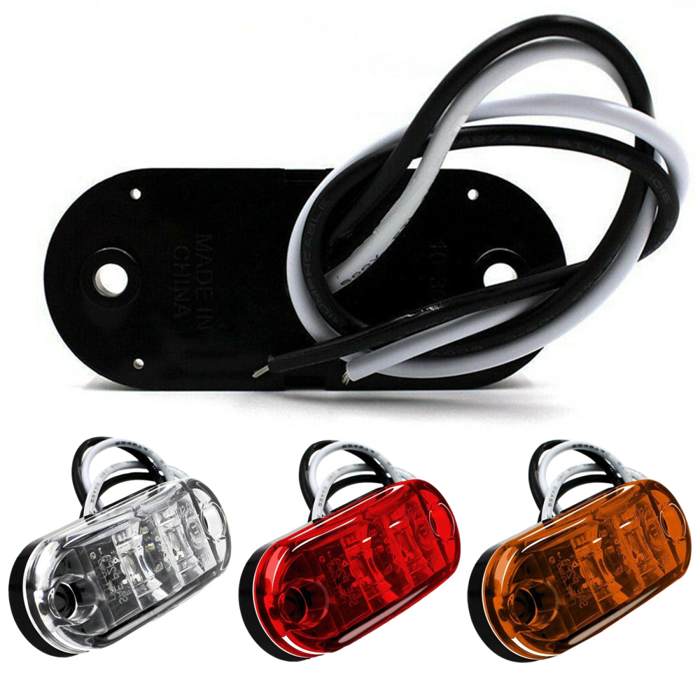 2x LED poziční obrysové světlo 12/24V 2SMD, oranžové