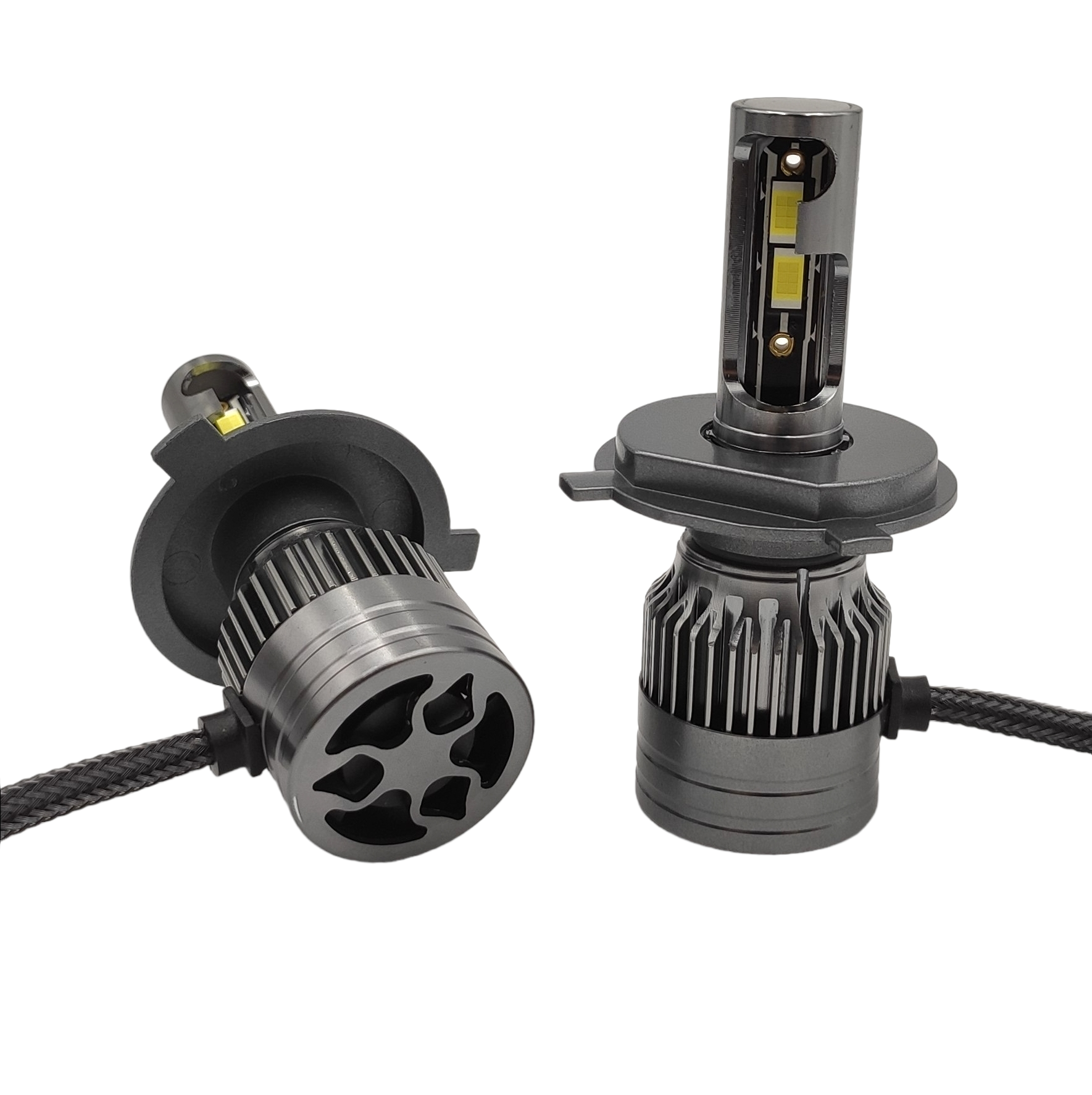 LED A5 autožárovka H4 6000K 15000lm 2x75W, sada 2ks