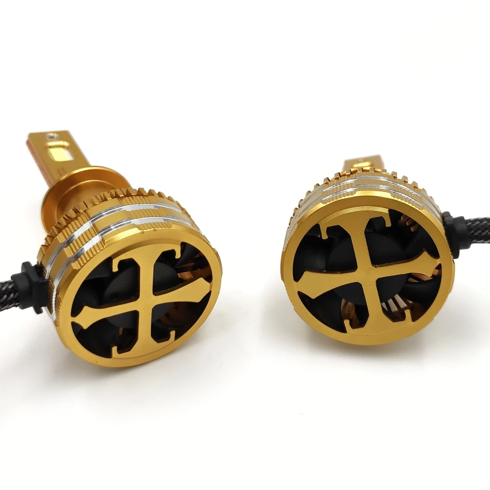 LED autožárovky H1 A9 COB canbus 40000lm 2x200W 6000K, sada 2ks