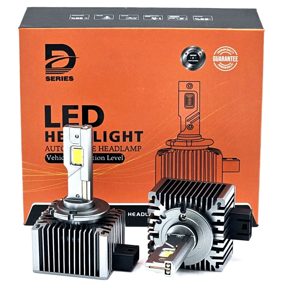 LED D1S 6000K autožárovky 60000lm 2x60W, sada 2ks