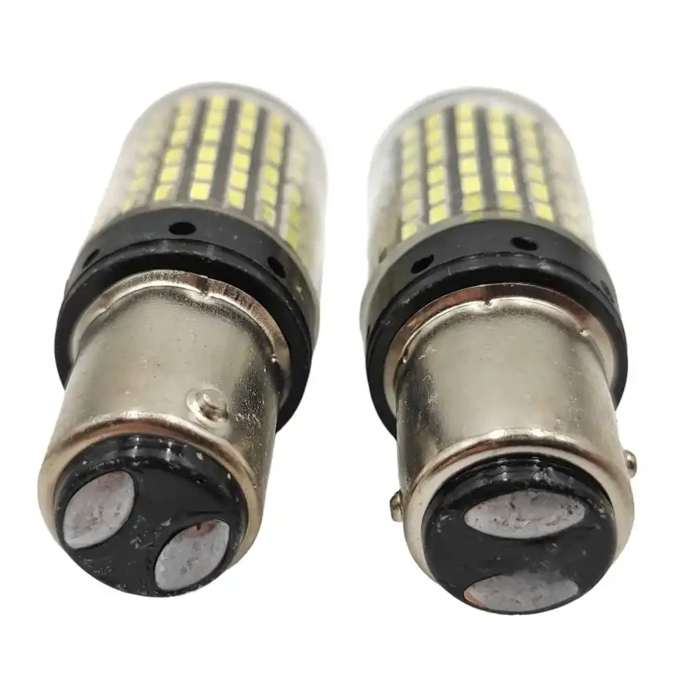 Bílá LED žárovka BA15D, 21/5W CANBUS, 144 SMD, 1ks