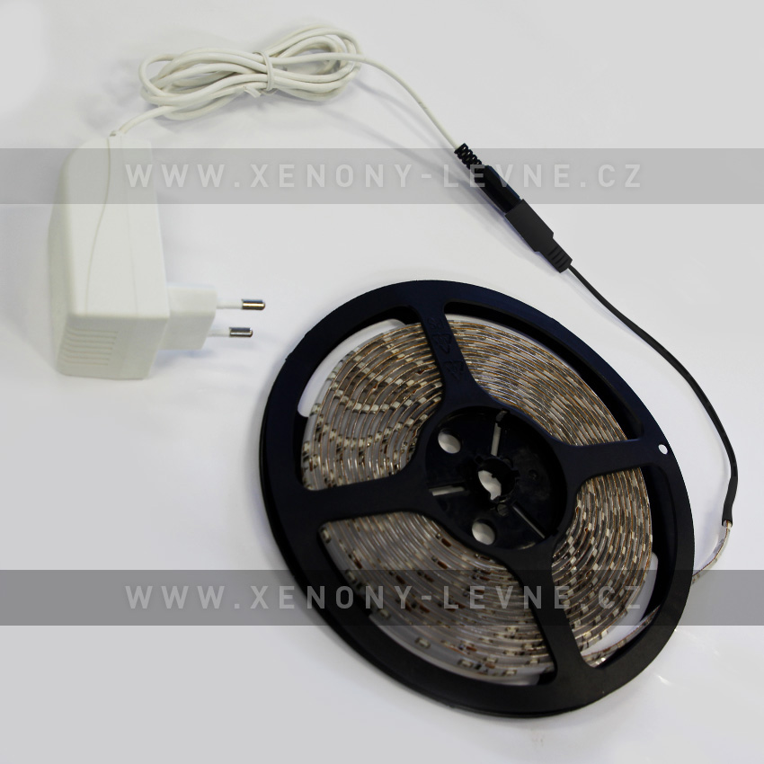 LED pásek SMD 5m 12V, bílý
