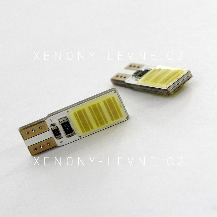 CAN-BUS bílá parkovací žárovka T10 (W5W) - 6xSMD, 1ks