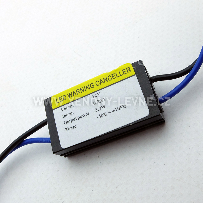 Zátěžový modul pro LED žárovky s paticí T10 W5W