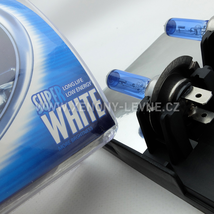 AKCE - Žárovky H7 Super white, 100W, sada 2ks