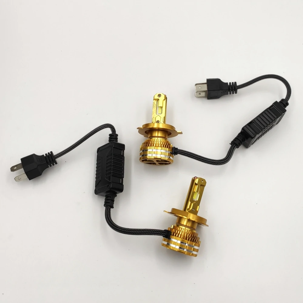 LED autožárovky H4 A9 COB canbus 40000lm 2x200W 6000K, sada 2ks