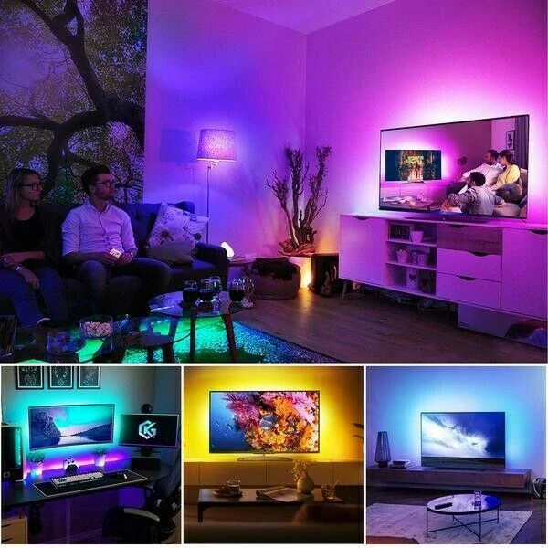 VÝPRODEJ - LED RGB pásek za TV a PC, délka 5m