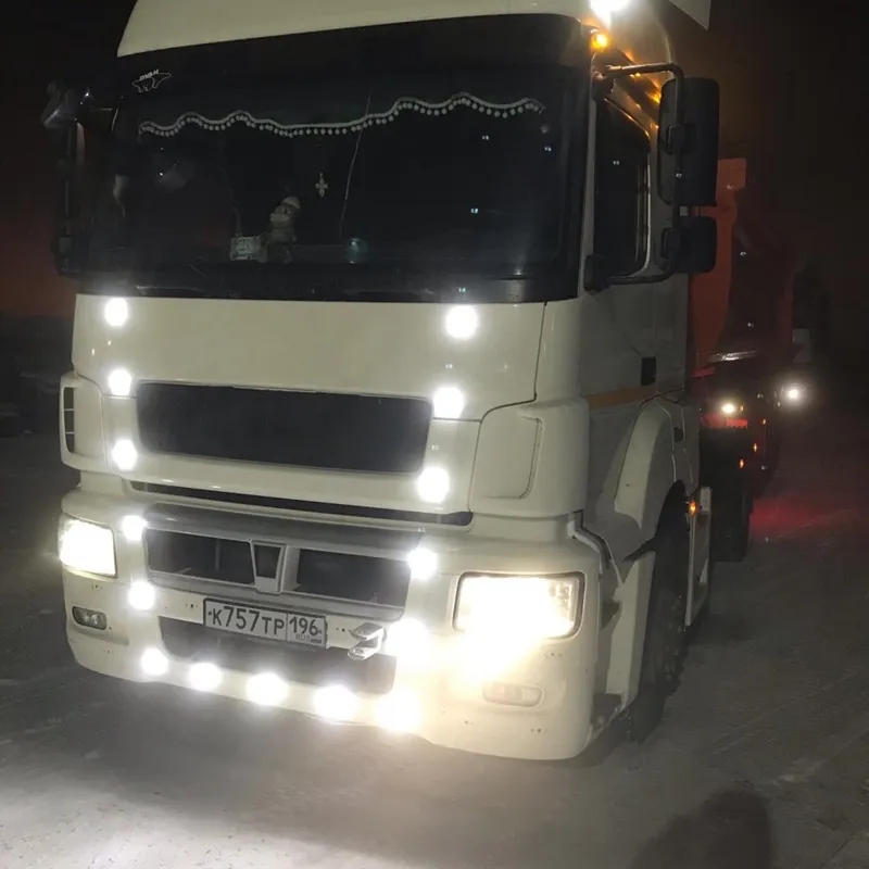 4x LED poziční obrysové světlo 12/24V 6SMD, červené