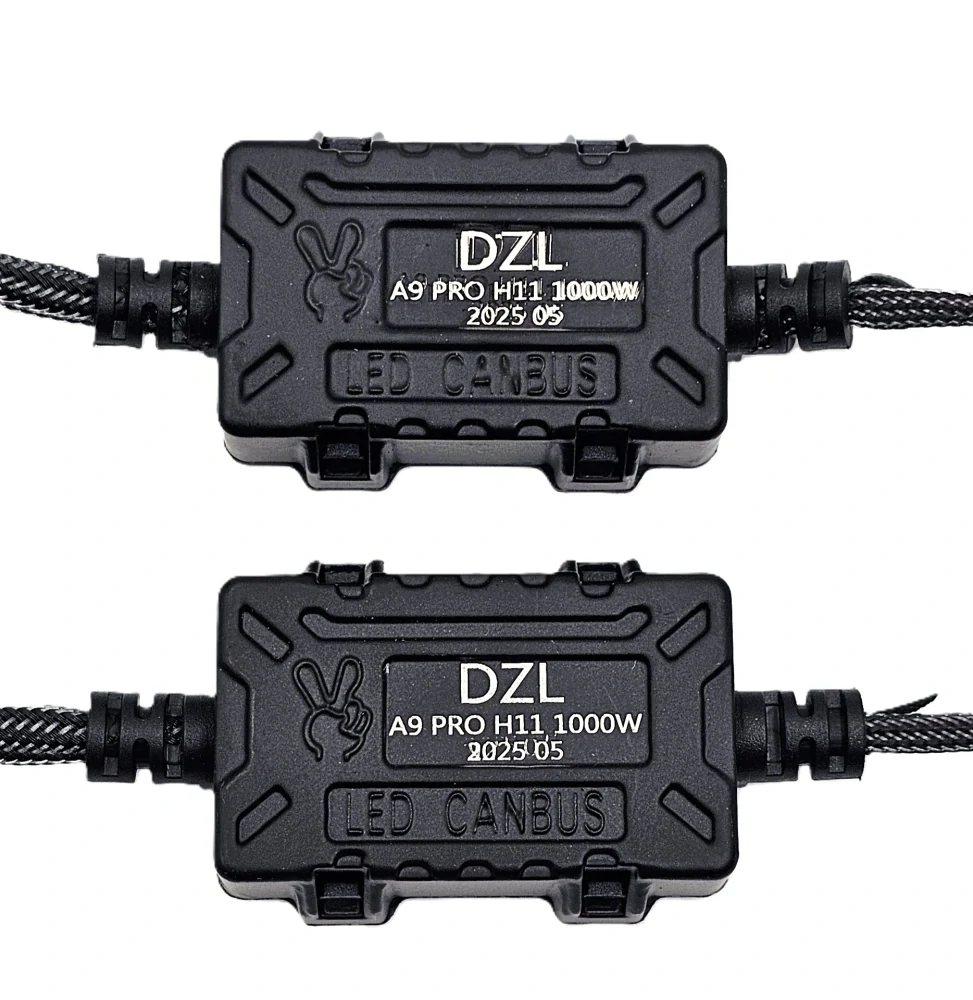 LED autožárovky H11 A9 COB canbus 40000lm 2x200W 6000K, sada 2ks